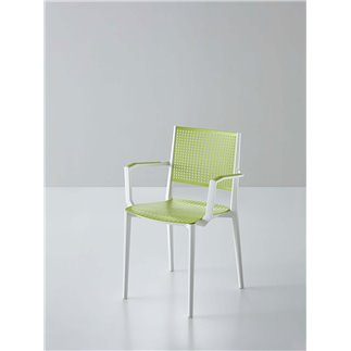 Colourful chair with/without armrests - Kalipa