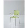 Colourful chair with/without armrests - Kalipa