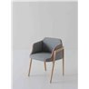 Design Armchair wooden legs - Chevalet BL