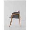 Design Armchair wooden legs - Chevalet BL