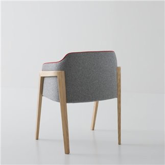 Design Armchair wooden legs - Chevalet BL | Gaber