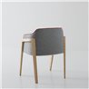 Design Armchair wooden legs - Chevalet BL