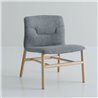 Lounge chair with wooden legs - Slot G