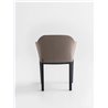 Fabric or eco-leather Upholstered Armchair - Manaa TP