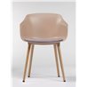 Colored bar chair legs wood - Dame