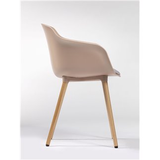 Colored bar chair legs wood - Dame