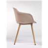 Colored bar chair legs wood - Dame