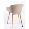 Colored bar chair legs wood - Dame