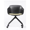 Meeting room chair on spokes or wheels - Dame U