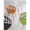 Coloured stackable chair - Basket NA