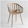 Coloured chair for indoor or outdoor use - Basket BP