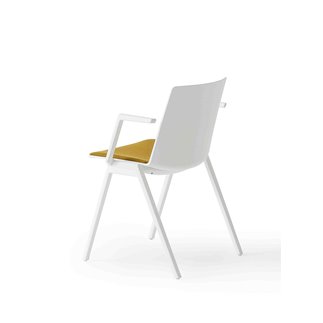 Stackable chair with or without armrests - Jubel IV | Gaber