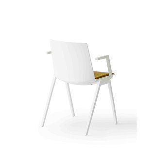 Stackable chair with or without armrests - Jubel IV | Gaber