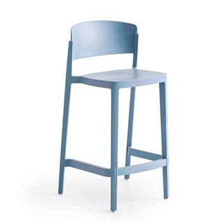 Stackable bar stool H.91/101 cm - Abuela ST | Gaber