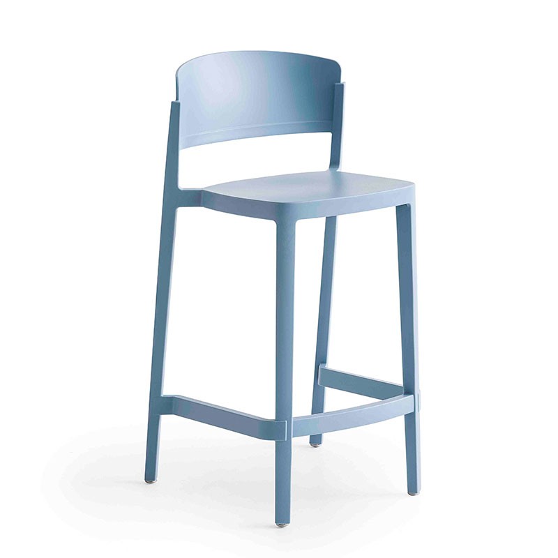 Stackable bar stool H.91/101 cm - Abuela ST | Gaber