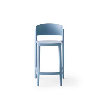 Stackable bar stool H.91/101 cm - Abuela ST | Gaber