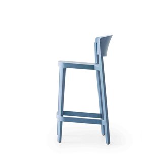 Stackable bar stool H.91/101 cm - Abuela ST | Gaber