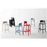 Stackable bar stool H.91/101 cm - Abuela ST