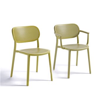 Bar chair with or without armrests - Nuta | Gaber