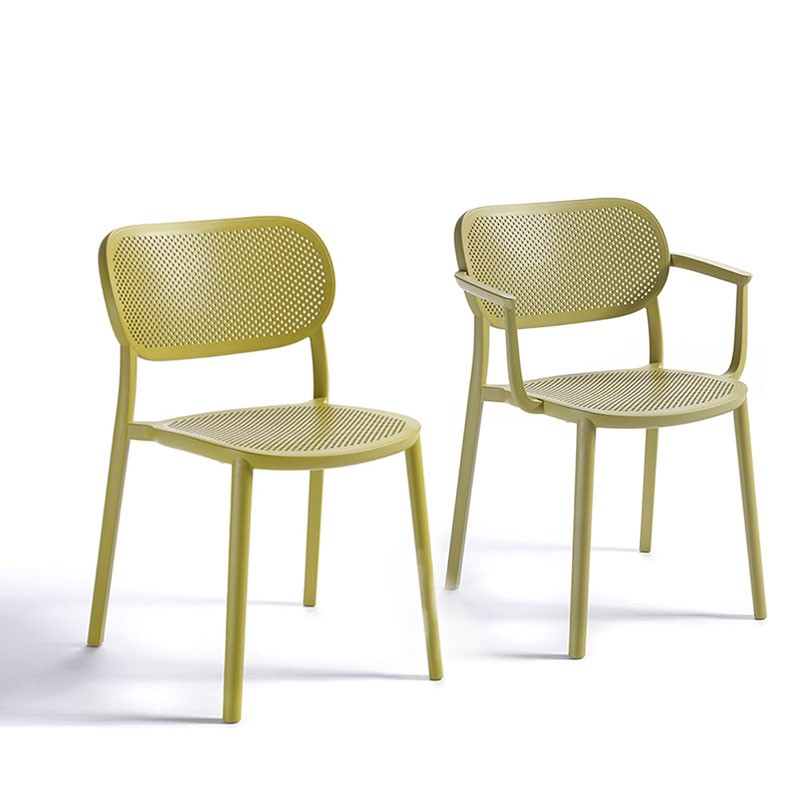 Bar chair with or without armrests - Nuta | Gaber