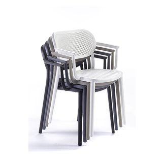 Bar chair with or without armrests - Nuta | Gaber