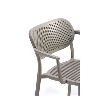 Bar chair with or without armrests - Nuta | Gaber