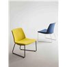 Lounge chair with sled legs - Kanvas Lounge ST