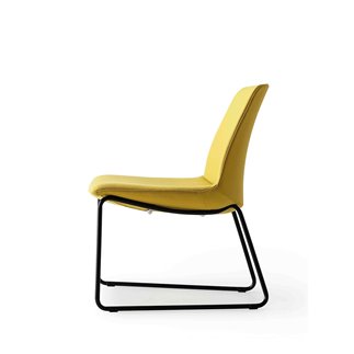 Lounge chair with sled legs - Kanvas Lounge ST | Gaber