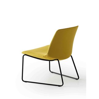 Lounge chair with sled legs - Kanvas Lounge ST | Gaber