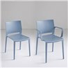 Stackable bar chair with or without armrests - Bakhita