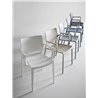 Stackable bar chair with or without armrests - Bakhita