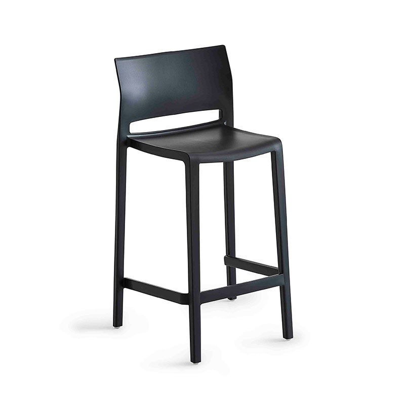 Stackable bar stool H.91/103 cm - Bakhita | Gaber