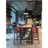 Stackable bar stool H.91/103 cm - Bakhita