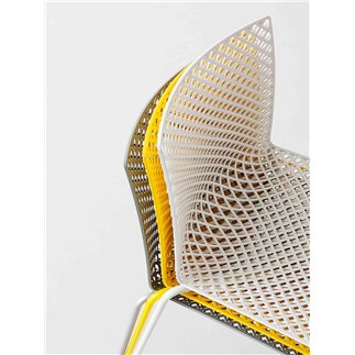 Metal chair with or without armrests - Fuller | Gaber