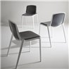 Bar chair in fabric and eco-leather - Isidora