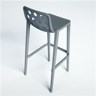 Stackable bar stool - Isidoro | Gaber