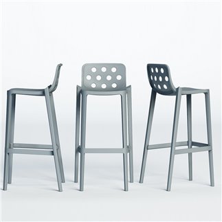 Stackable bar stool - Isidoro | Gaber