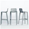 Stackable bar stool - Isidoro