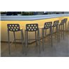 Stackable bar stool - Isidoro