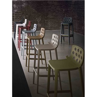 Stackable bar stool - Isidoro | Gaber