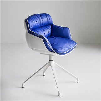 Swivel upholstered chair - Choppy U | Gaber