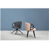 Guest armchair with wooden legs - Cucaracha Slim BL