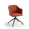 Swivel upholstered meeting chair - Manaa U