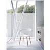 Colored Chair with wooden legs - Moema BL