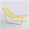 Chaise longue da esterno in metallo - Link Chaise Longue