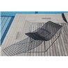 Metal outdoor chaise longue - Link