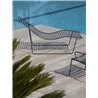 Chaise longue da esterno in metallo - Link Chaise Longue