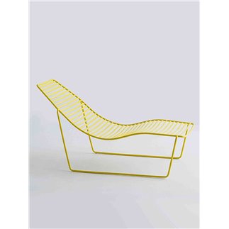 Chaise longue da esterno in metallo - Link Chaise Longue | Gaber