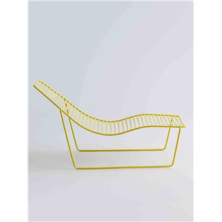 Chaise longue da esterno in metallo - Link Chaise Longue | Gaber