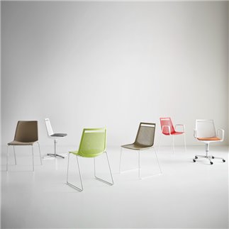 Stackable indoor and outdoor chair - Akami | Gaber